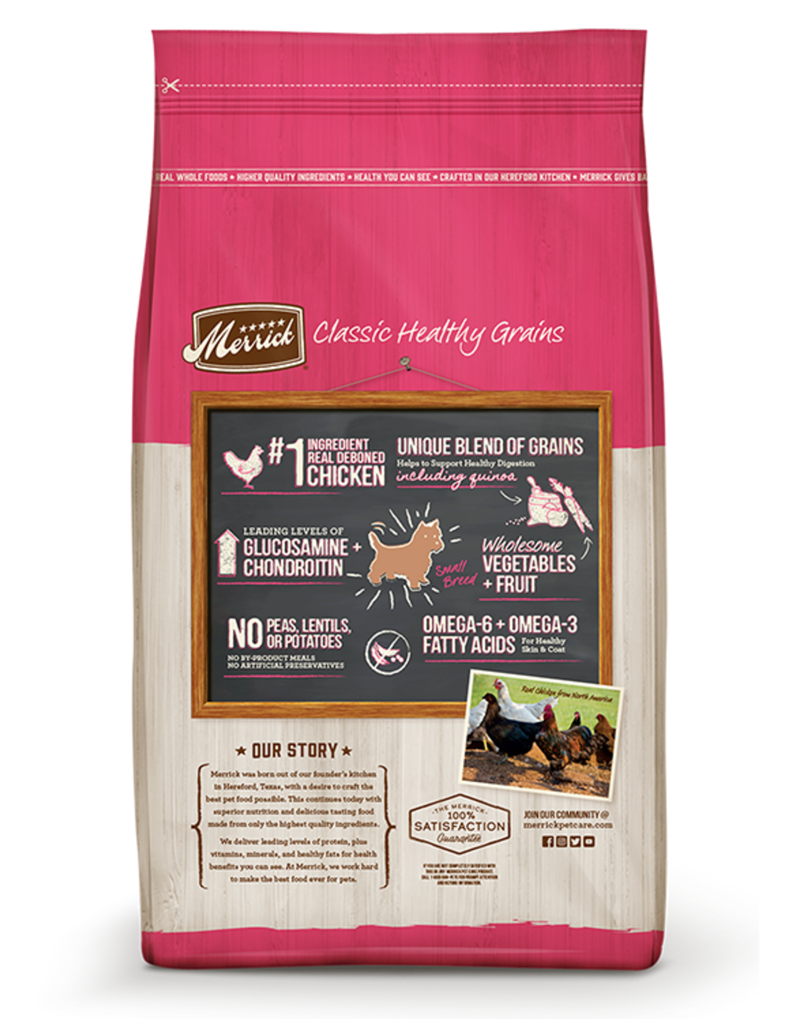 Merrick MERRICK DOG CLASSIC CHICKEN & RICE SMALL BREED 4LBS