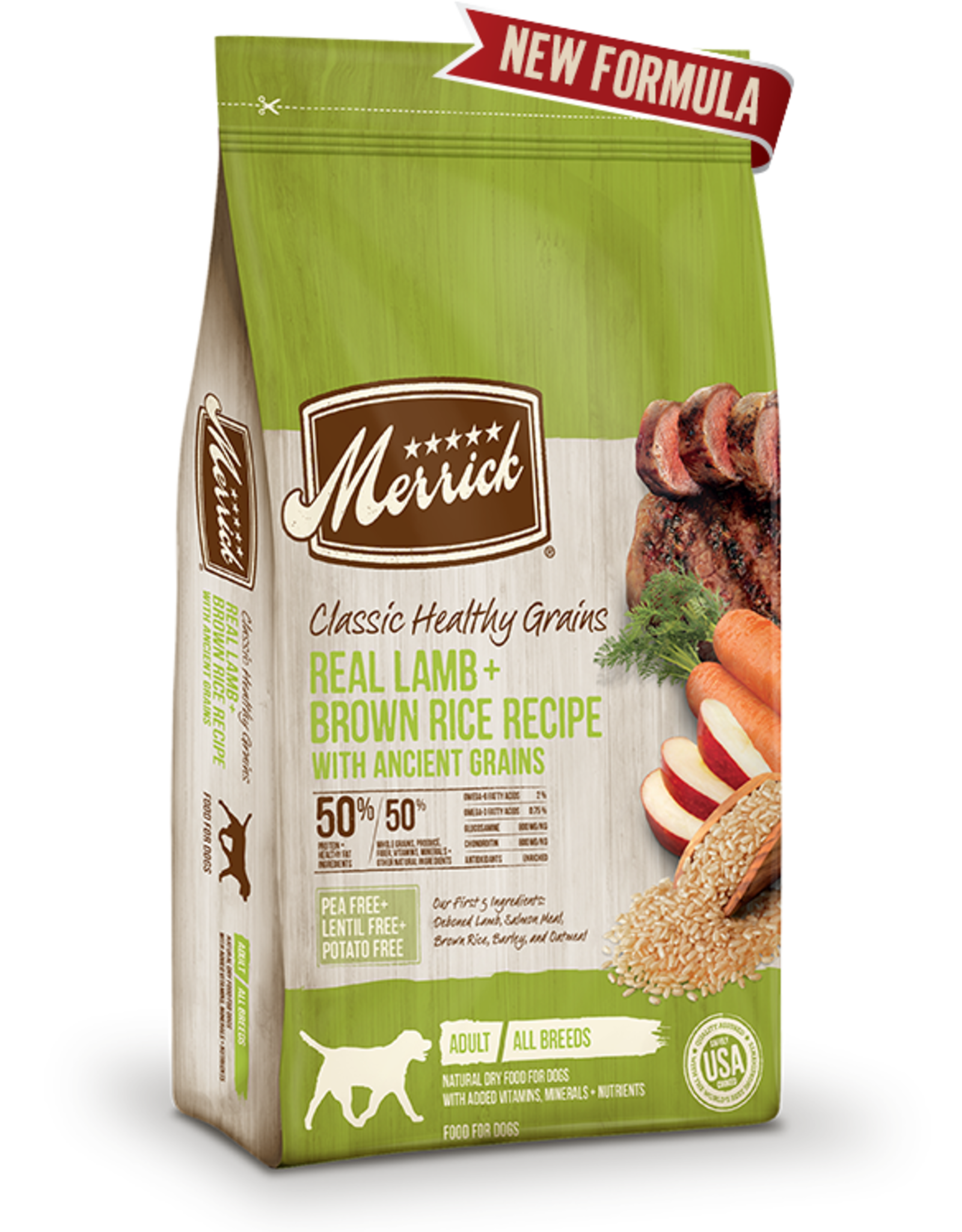 Merrick MERRICK DOG CLASSIC LAMB, RICE & ANCIENT GRAINS 25LBS