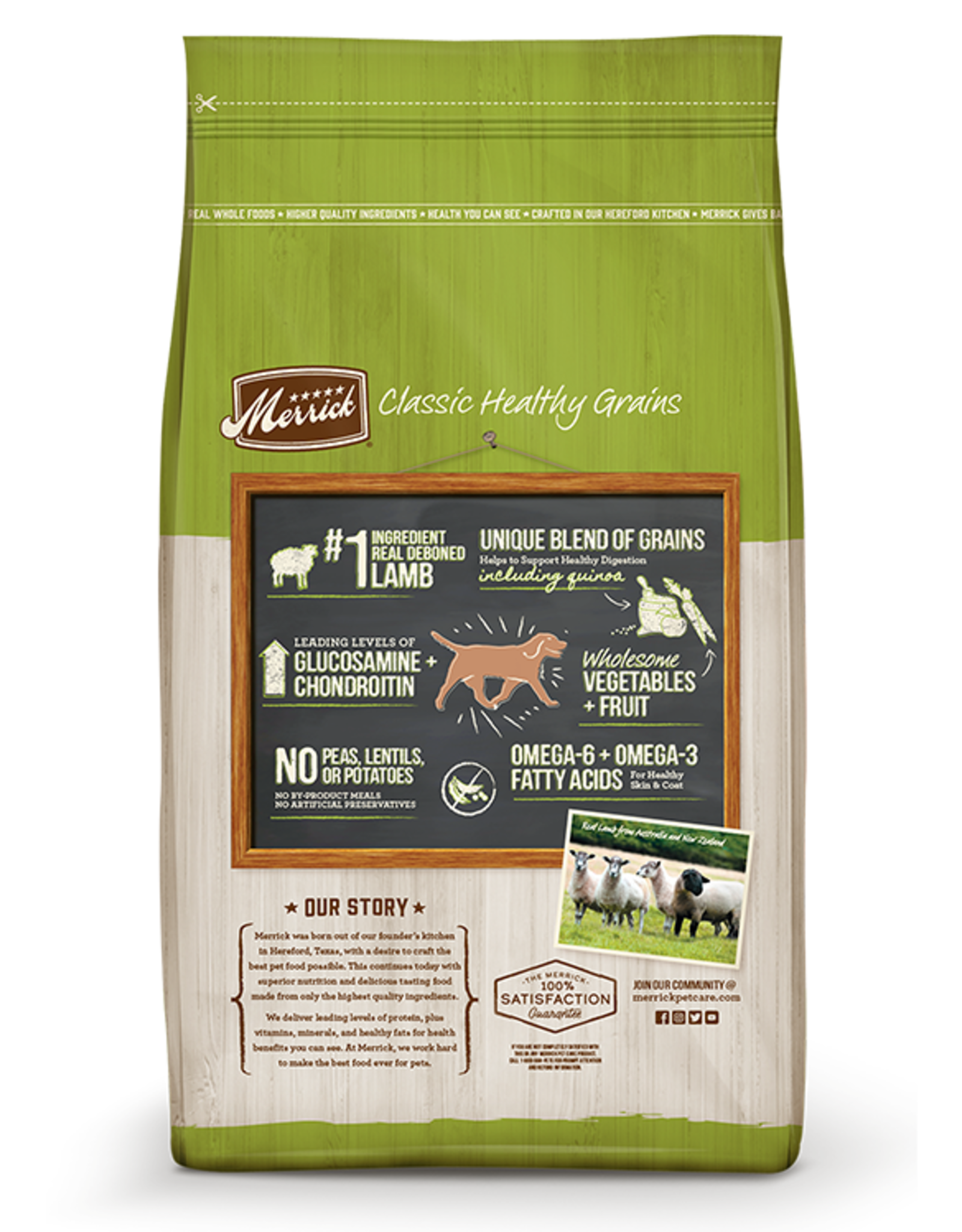 Merrick MERRICK DOG CLASSIC LAMB, RICE & ANCIENT GRAINS 25LBS