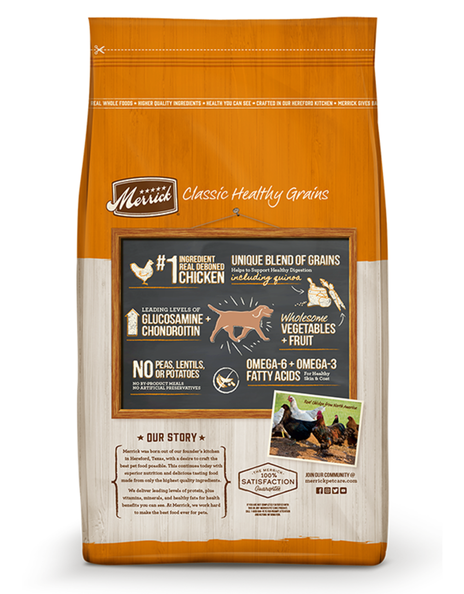 Merrick MERRICK DOG CLASSIC CHICKEN, RICE & ANCIENT GRAINS 25LBS