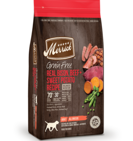 Merrick MERRICK GRAIN FREE BISON & SWEET POTATO 22LBS