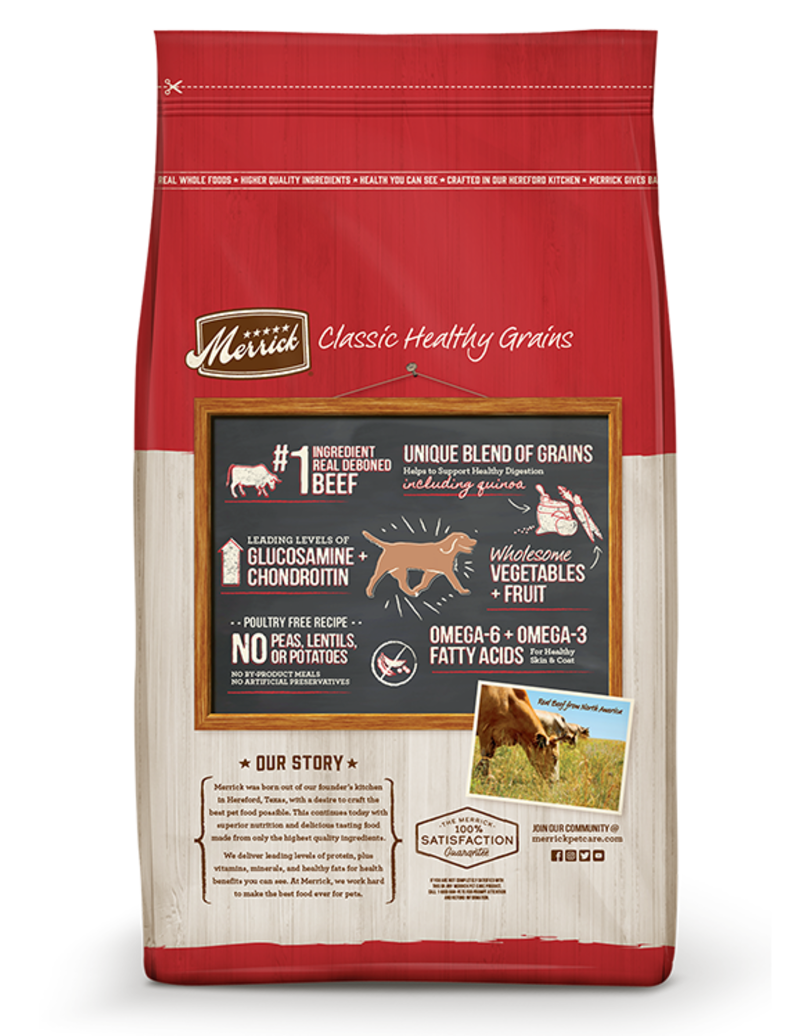 Merrick MERRICK DOG CLASSIC BEEF, RICE & ANCIENT GRAINS 25LBS