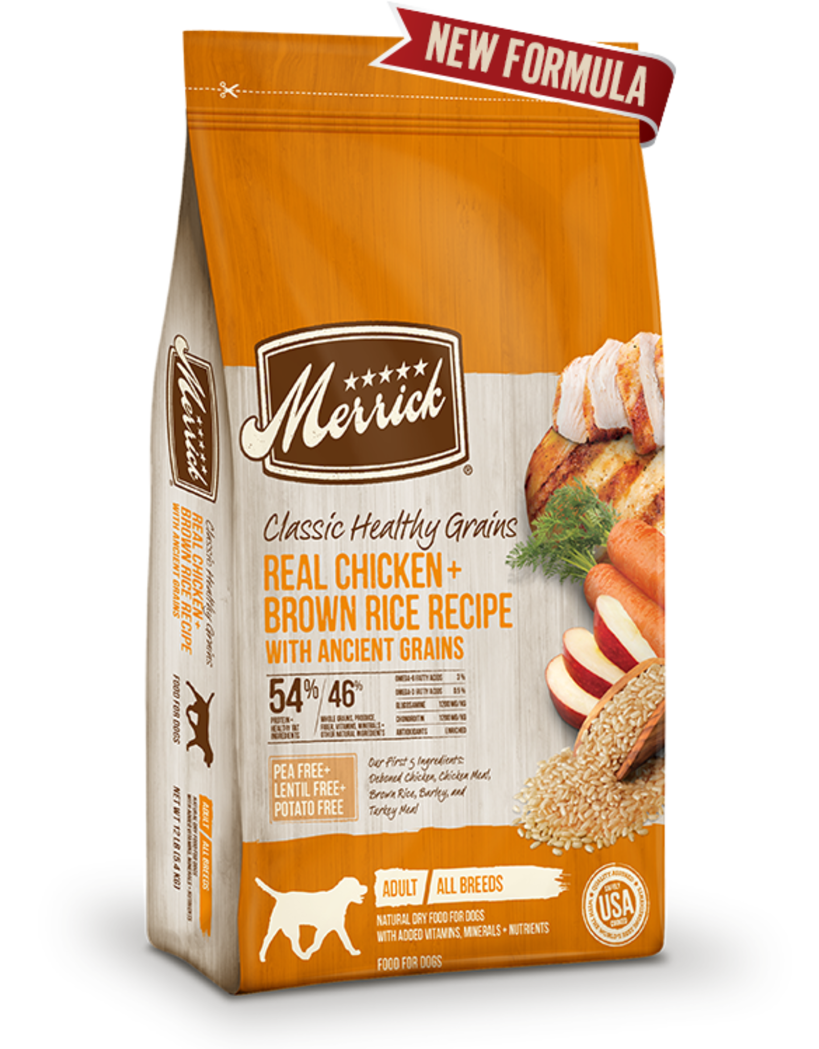Merrick MERRICK DOG CLASSIC CHICKEN, RICE & ANCIENT GRAINS 12LBS