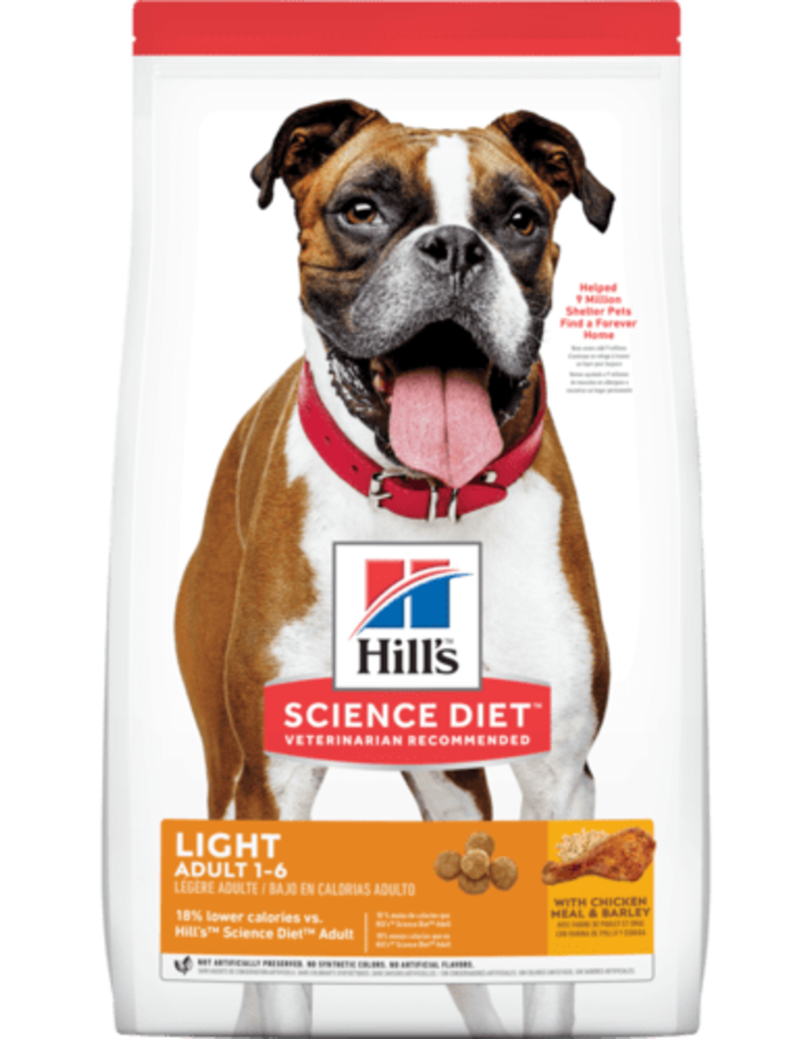 SCIENCE DIET HILL'S SCIENCE DIET CANINE LIGHT 30LBS
