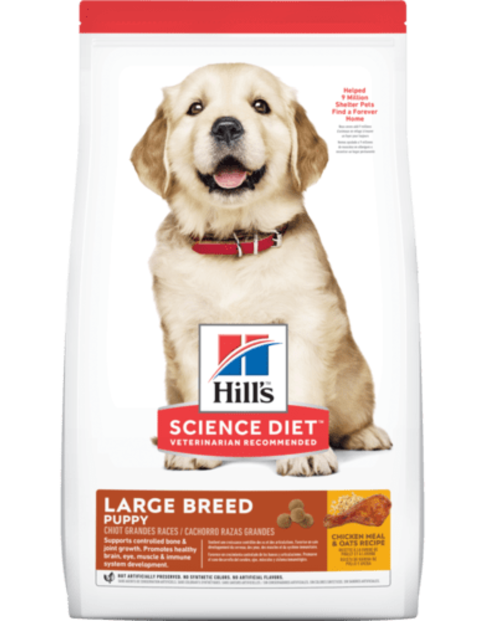 SCIENCE DIET HILL'S SCIENCE DIET CANINE PUPPY LARGE BREED 30LBS