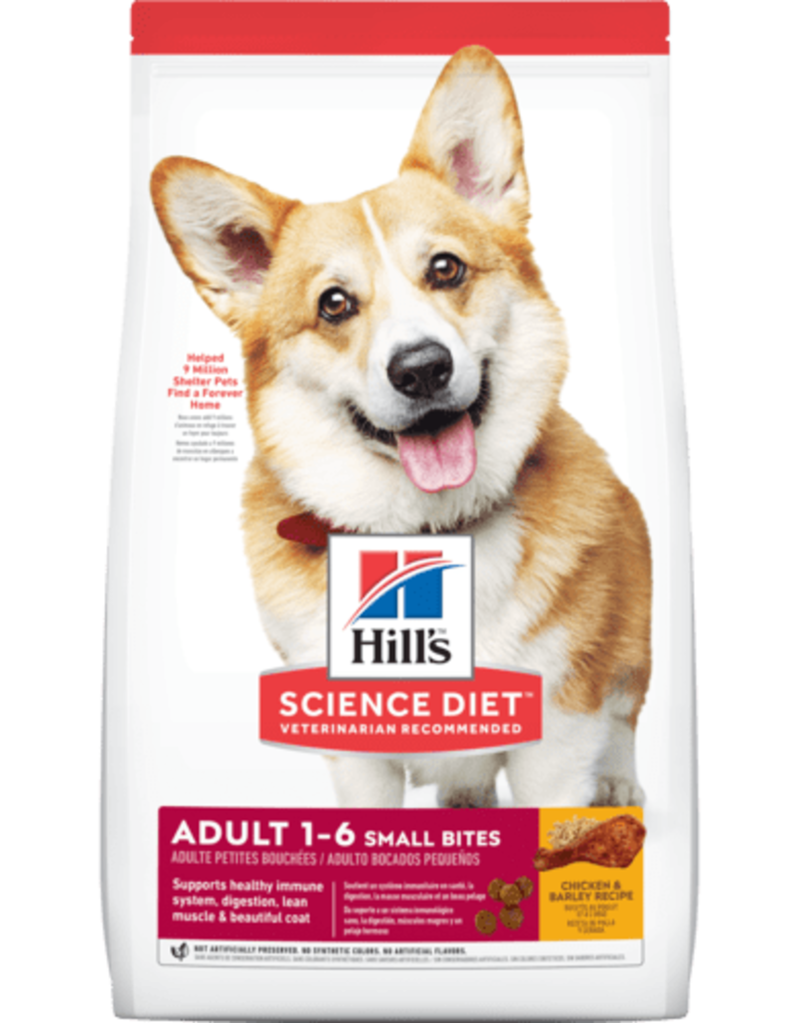SCIENCE DIET HILL'S SCIENCE DIET CANINE ADULT SMALL BITES 5LBS