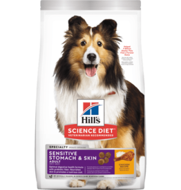 SCIENCE DIET HILL'S SCIENCE DIET CANINE SENSITIVE STOMACH & SKIN 4LBS