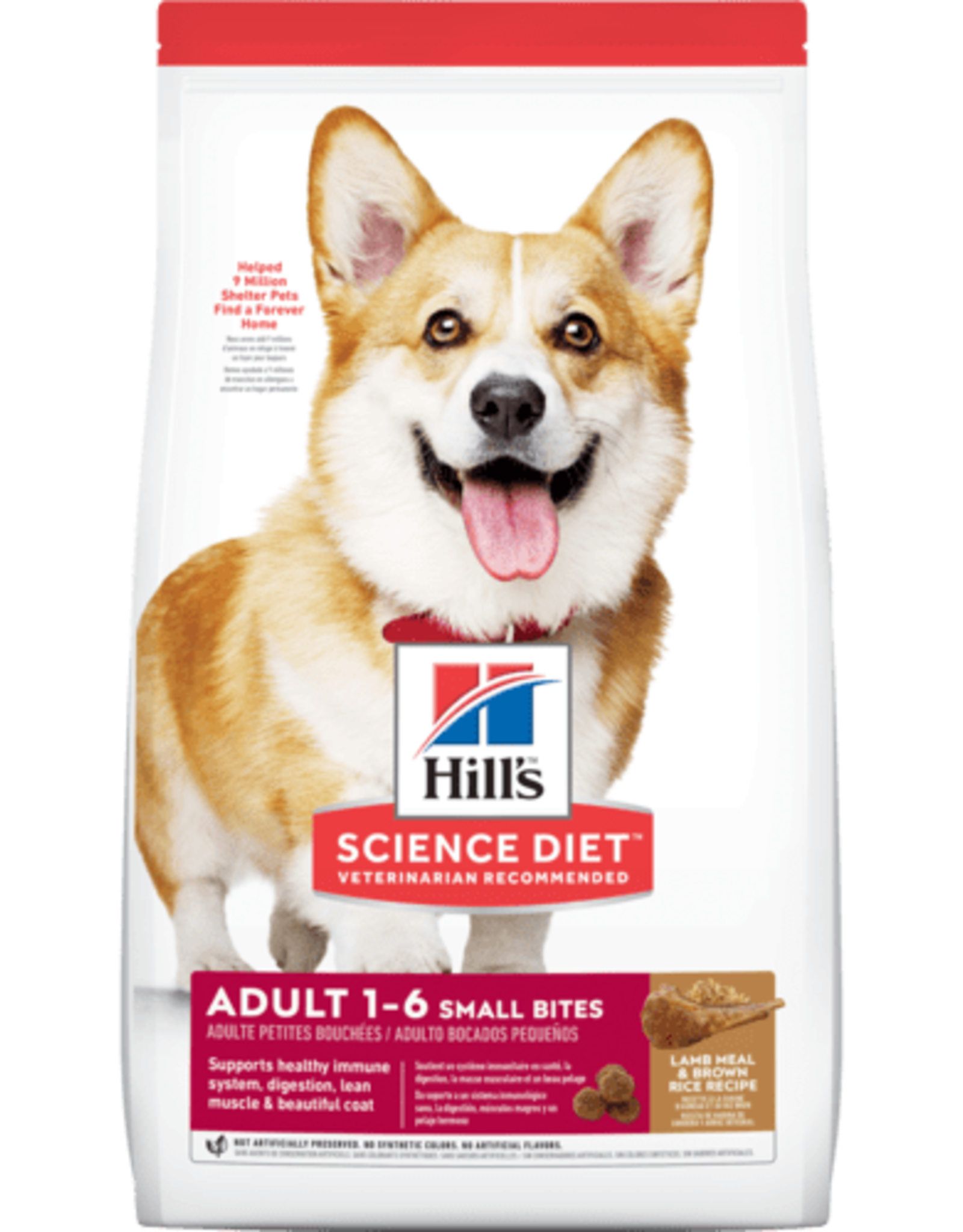 Hill's Science Diet HILL'S SCIENCE DIET CANINE ADULT LAMB & RICE SMALL BITES 15.5LBS