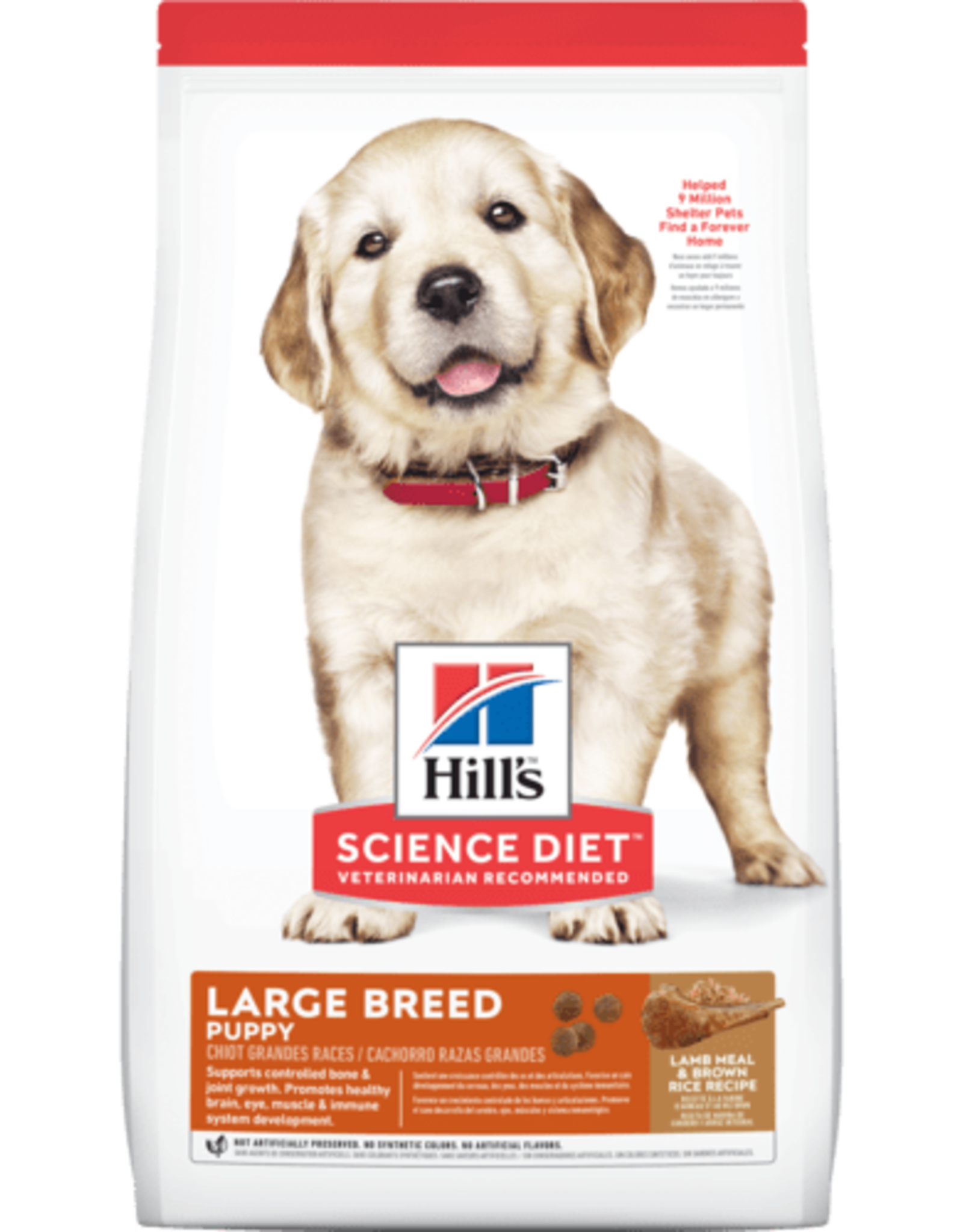 Hill's Science Diet HILL'S SCIENCE DIET CANINE PUPPY LAMB & RICE LARGE BREED 33LBS