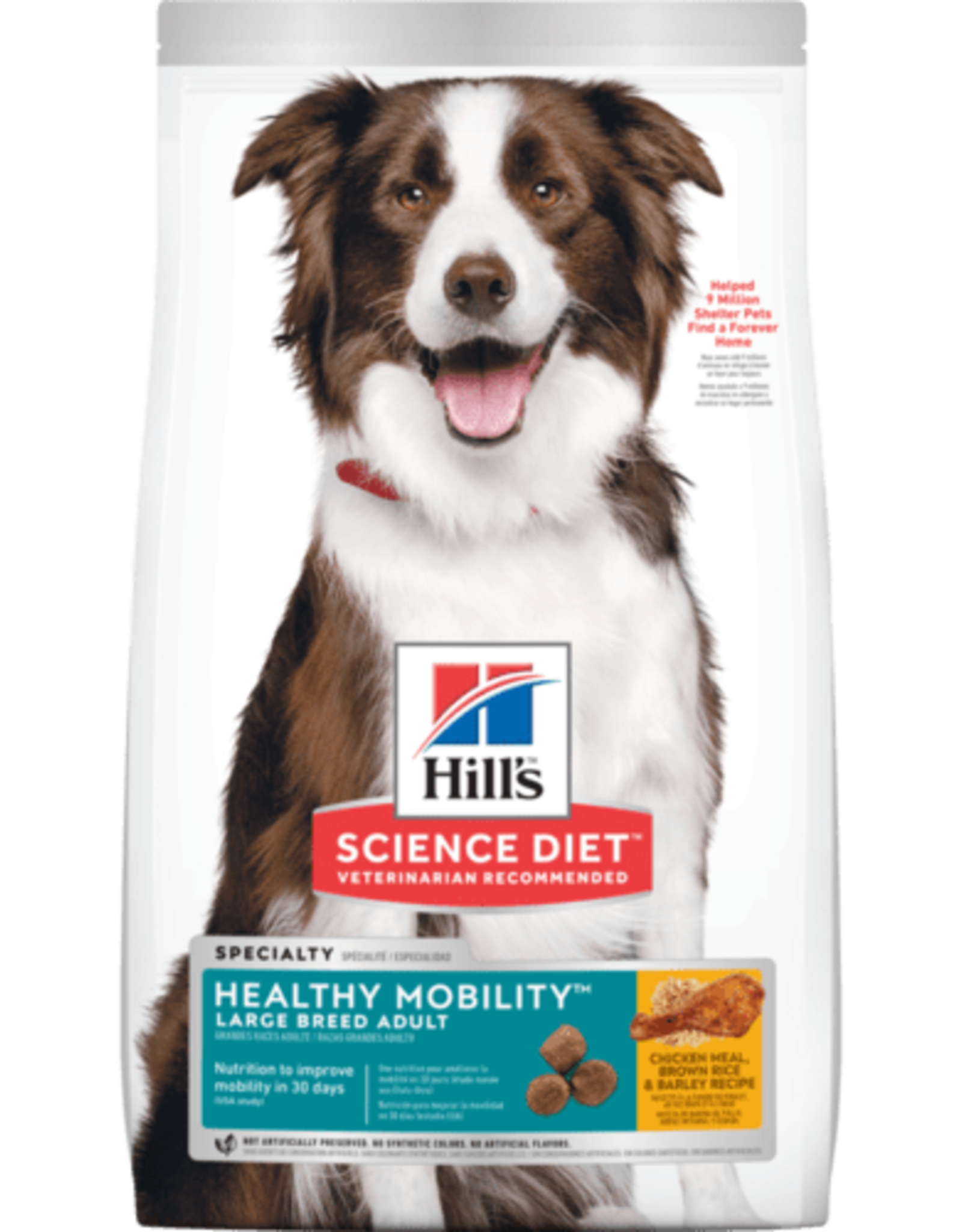 SCIENCE DIET HILL'S SCIENCE DIET CANINE ADULT HEALTHY MOBILITY LARGE BREED 30LBS