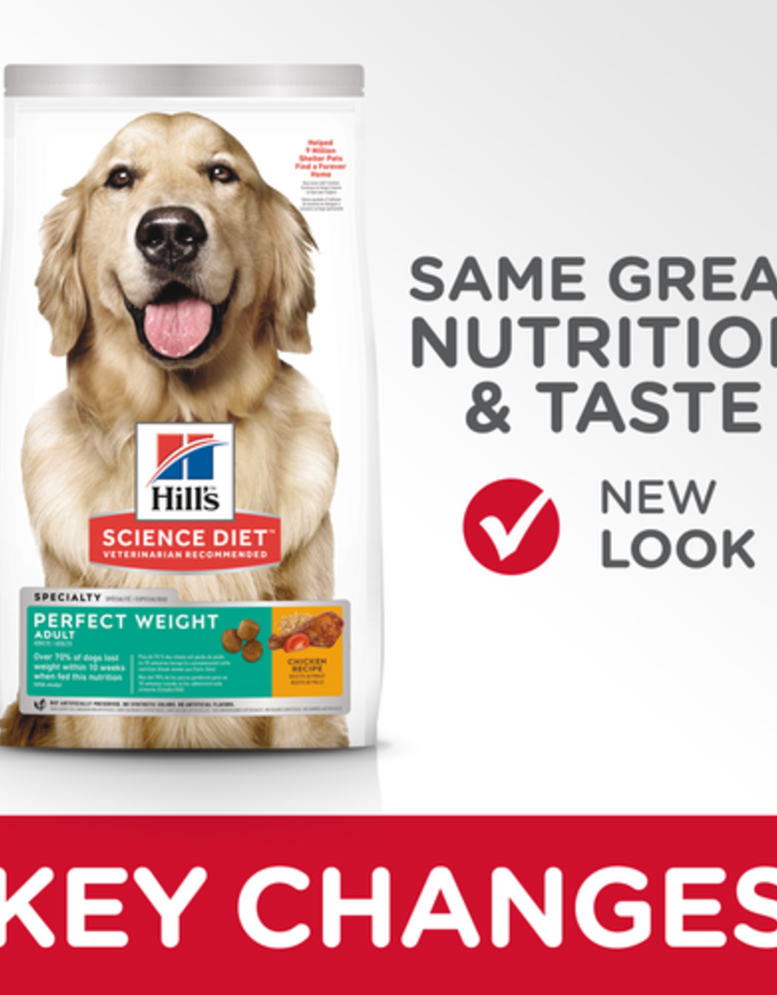 Hill's Science Diet HILL'S SCIENCE DIET CANINE ADULT PERFECT WEIGHT 15LBS