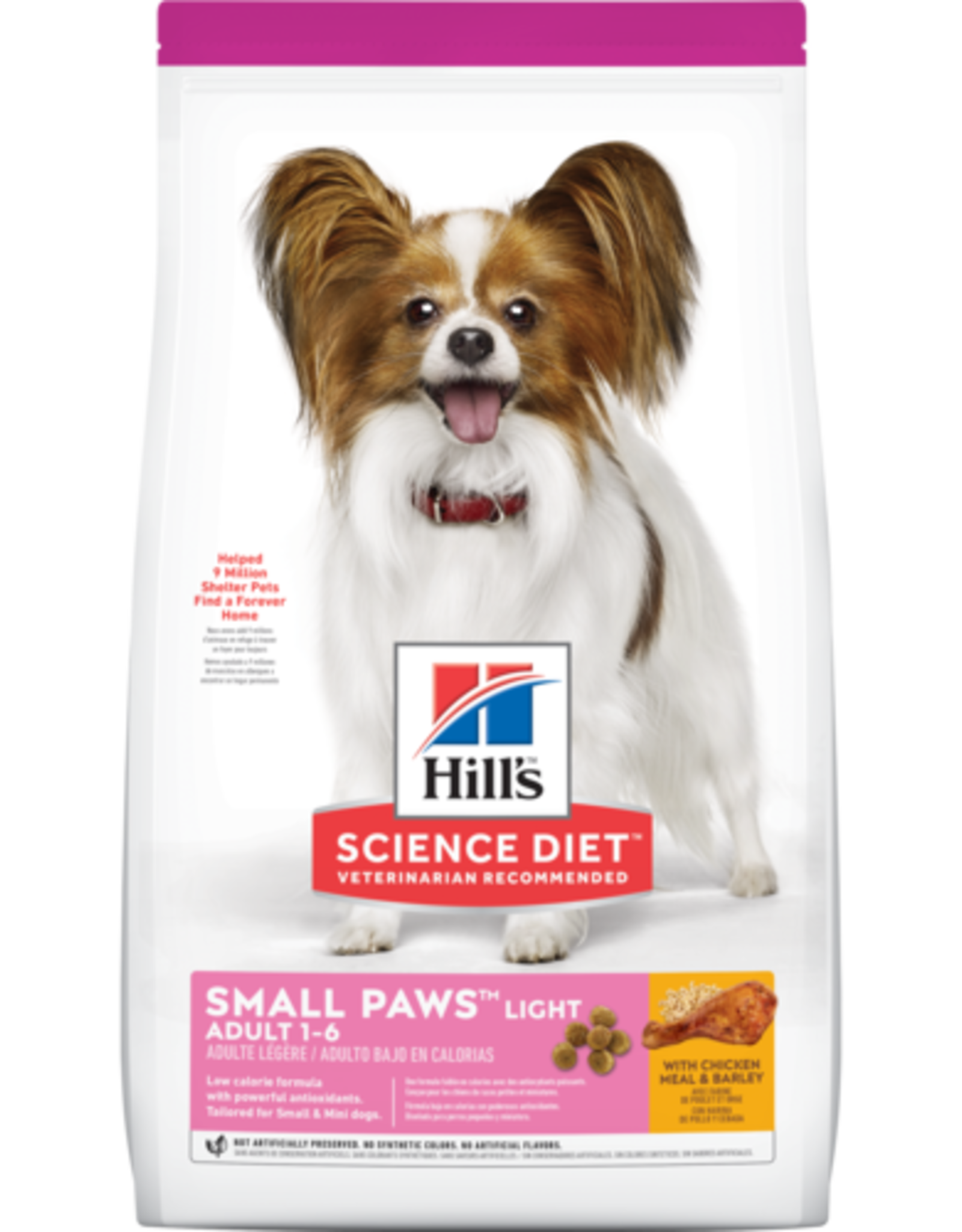 Hill's Science Diet HILL'S SCIENCE DIET CANINE ADULT SMALL PAWS LIGHT 15.5LBS