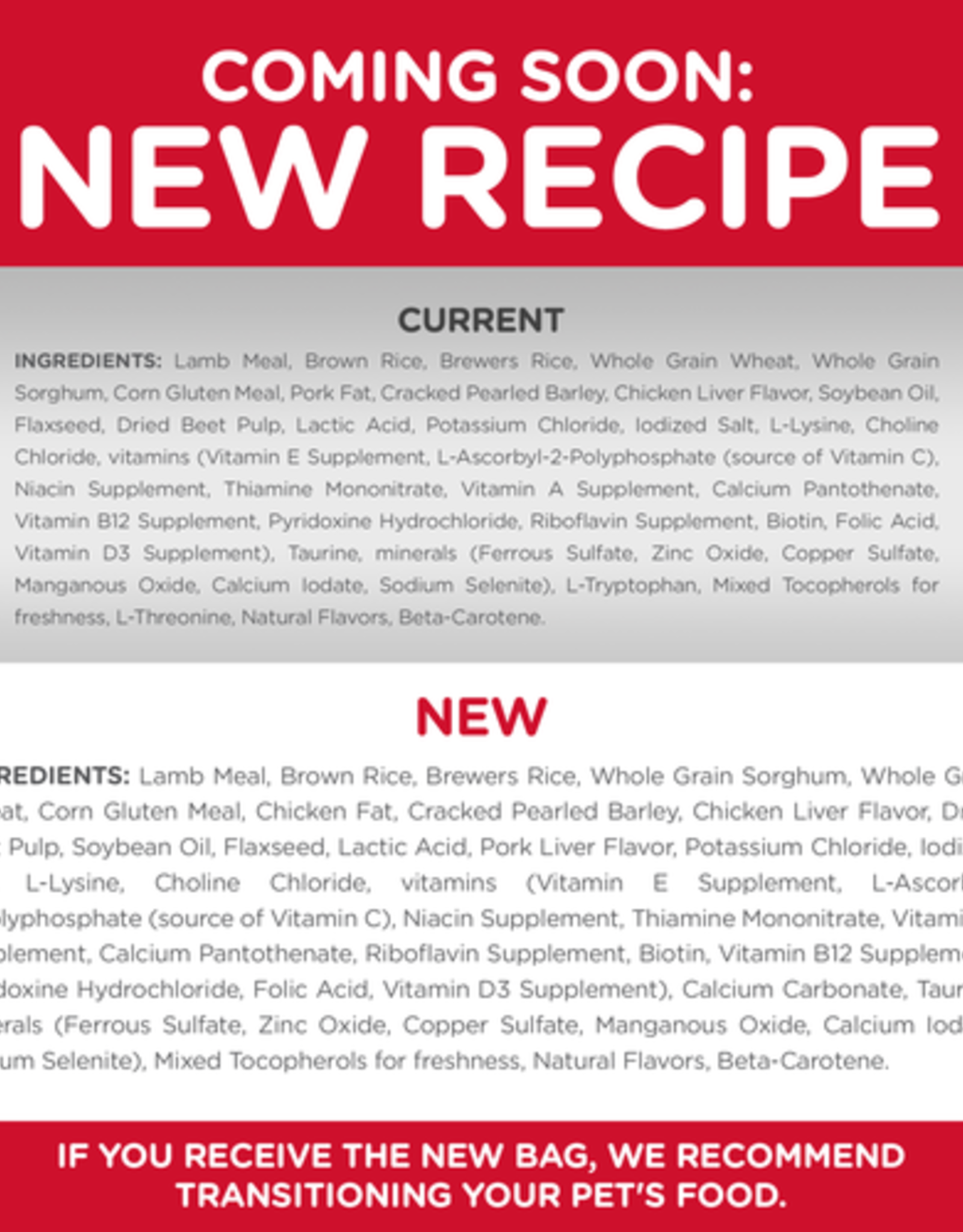 Hill's Science Diet HILL'S SCIENCE DIET CANINE ADULT LAMB & RICE SMALL BITES 4.5LBS