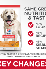 SCIENCE DIET HILL'S SCIENCE DIET CANINE LIGHT LARGE BREED 30LBS