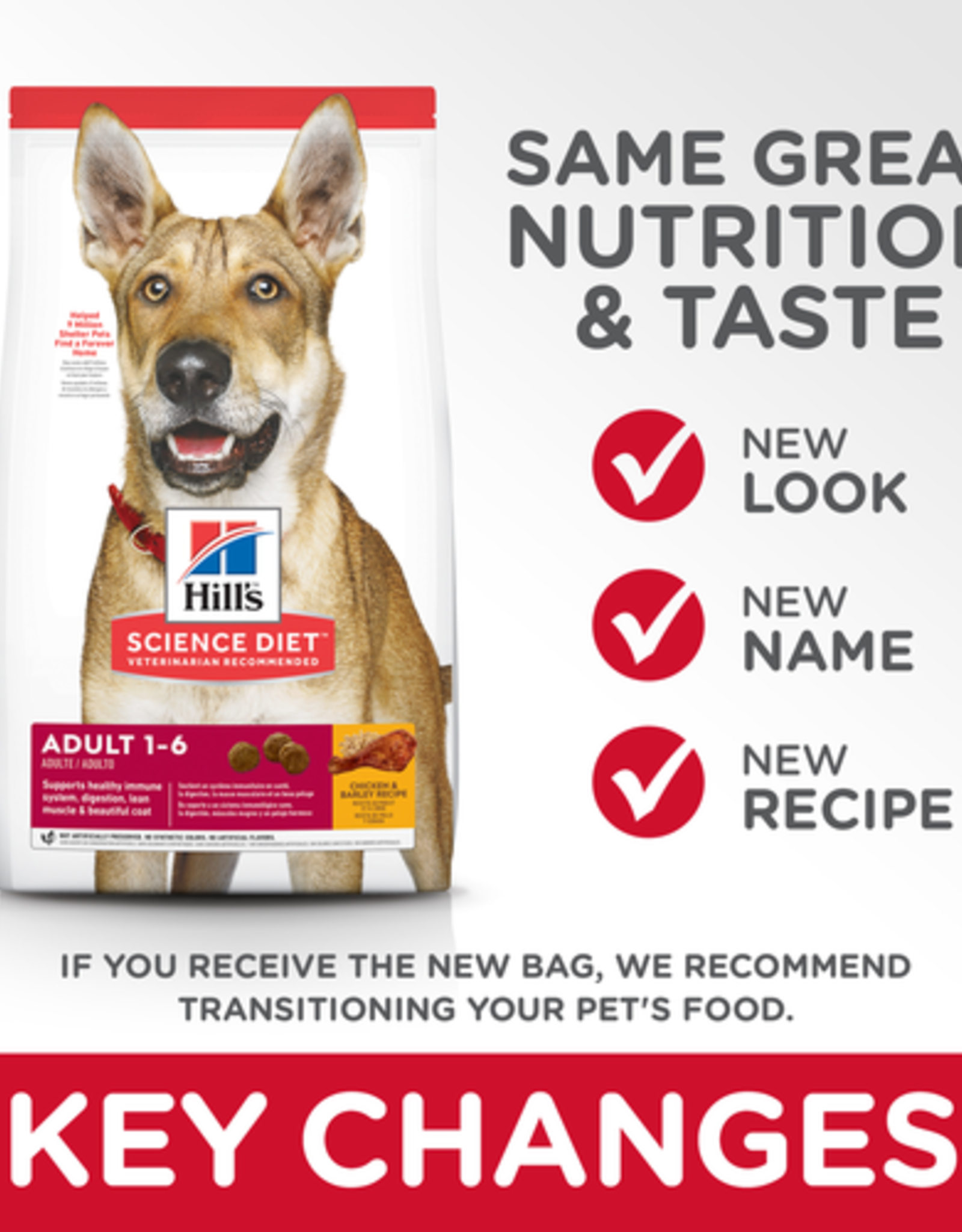 SCIENCE DIET HILL'S SCIENCE DIET CANINE ADULT ORIGINAL 5LBS