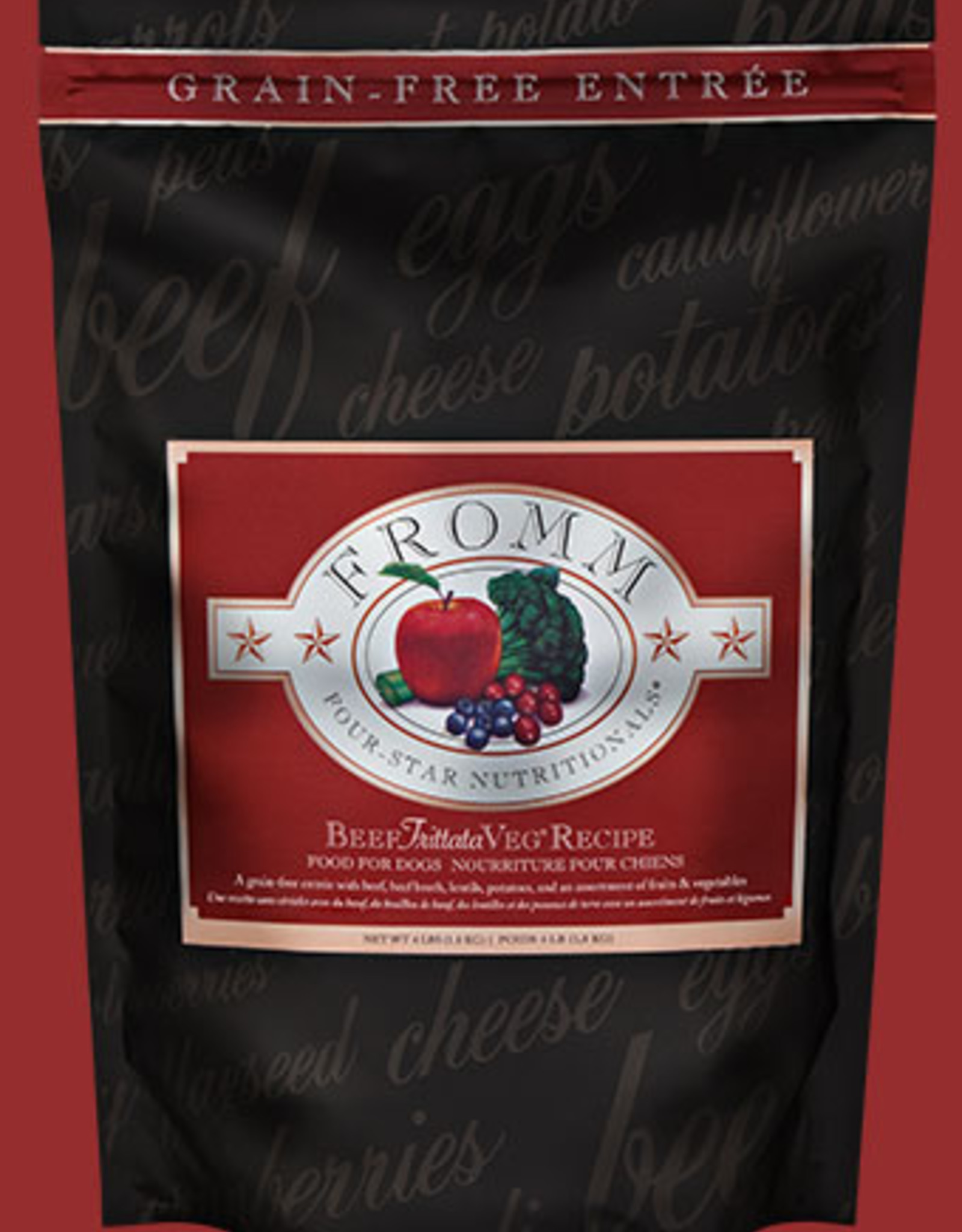 Fromm FROMM DOG FOUR-STAR GRAIN FREE BEEF FRITTATA 12LBS