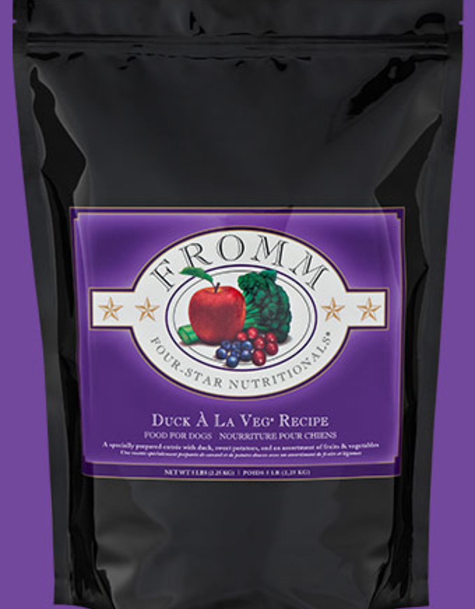 Fromm FROMM FOUR-STAR DOG DUCK A LA VEG 5LBS