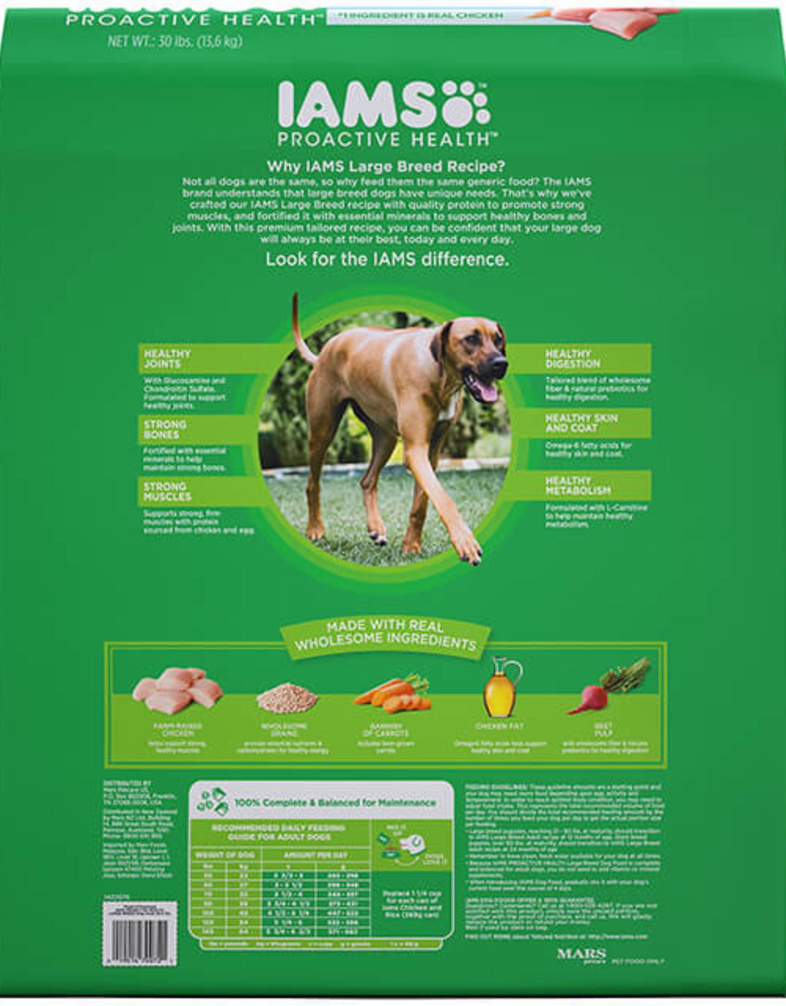 Iams IAMS DOG LARGE BREED ADULT 30LBS
