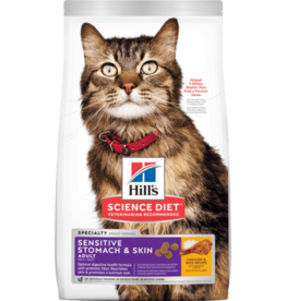 SCIENCE DIET HILL'S SCIENCE DIET FELINE SENSITIVE SKIN & STOMACH 15.5LBS