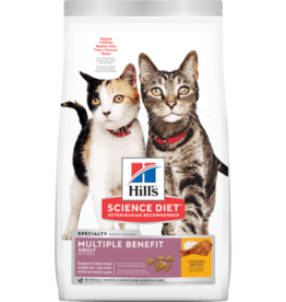 Hill's Science Diet HILL'S SCIENCE DIET FELINE ADULT MULTI-CAT MULTIPLE BENEFIT CHICKEN 7LBS
