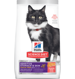 Hill's Science Diet HILL'S SCIENCE DIET FELINE SENSITIVE SKIN & STOMACH GRAIN FREE SALMON 13LBS