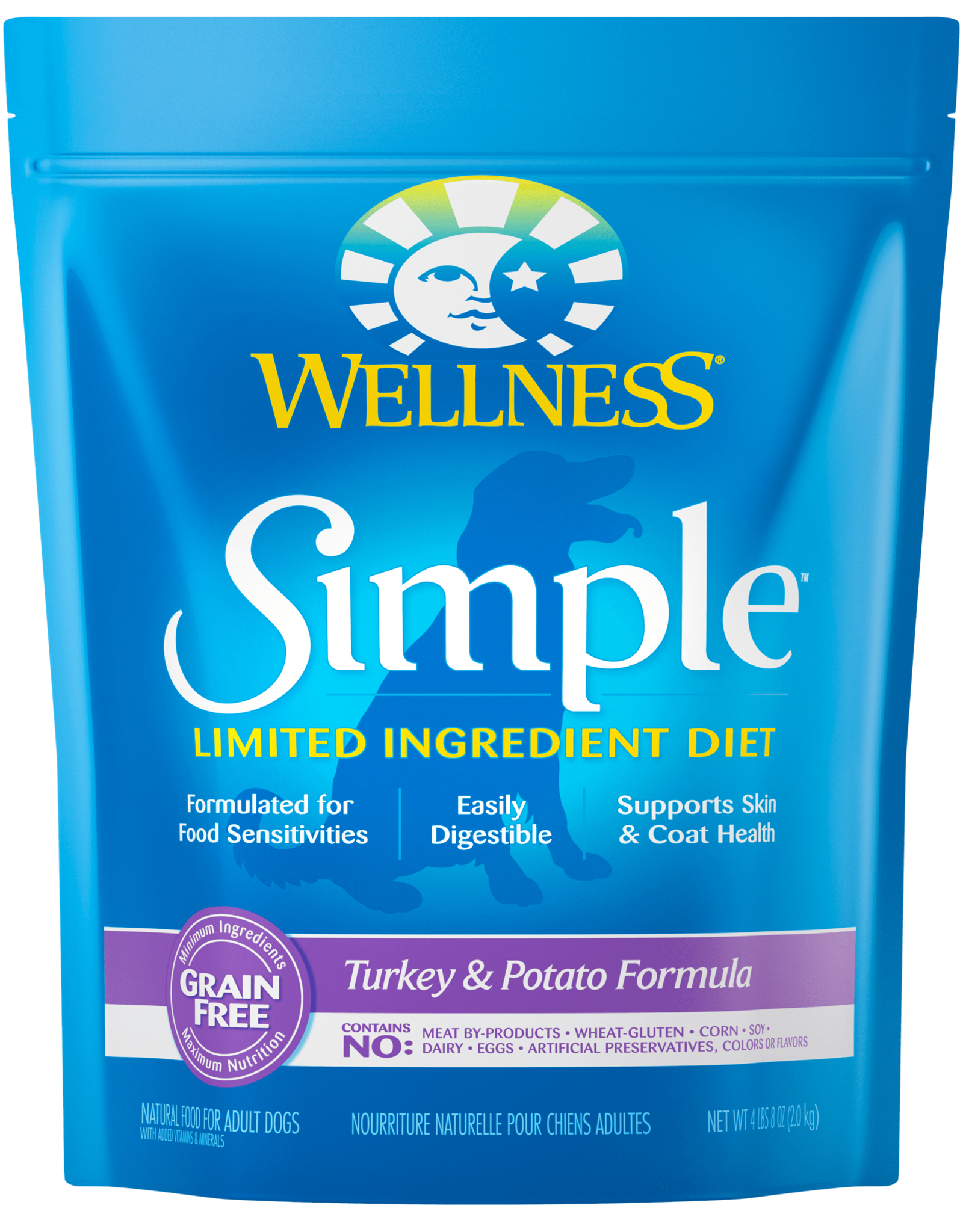 Wellness WELLNESS DOG SIMPLE TURKEY & POTATO 26LBS