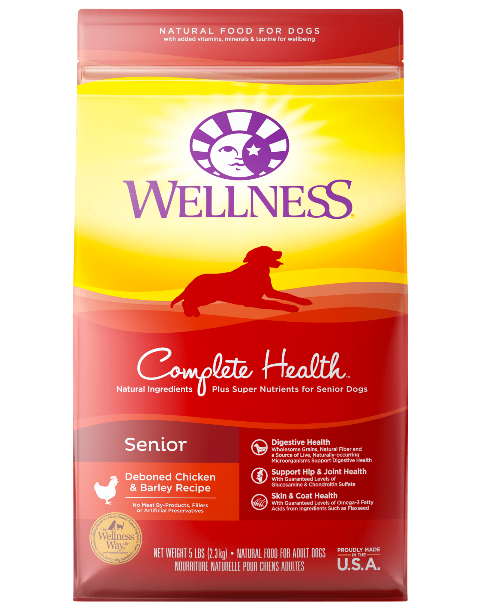 WELLPET LLC WELLNESS DOG SENIOR 15LBS