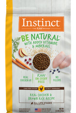 INSTINCT PET FOOD NATURE'S VARIETY INSTINCT BE NATURAL CHICKEN & BROWN RICE 25LBS