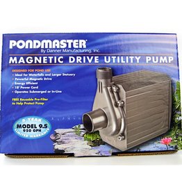 Pondmaster Pondmaster 02720 PM-9.5 Supreme Mag Drive Pond Pump 950 GPH PM9.5 Fountain
