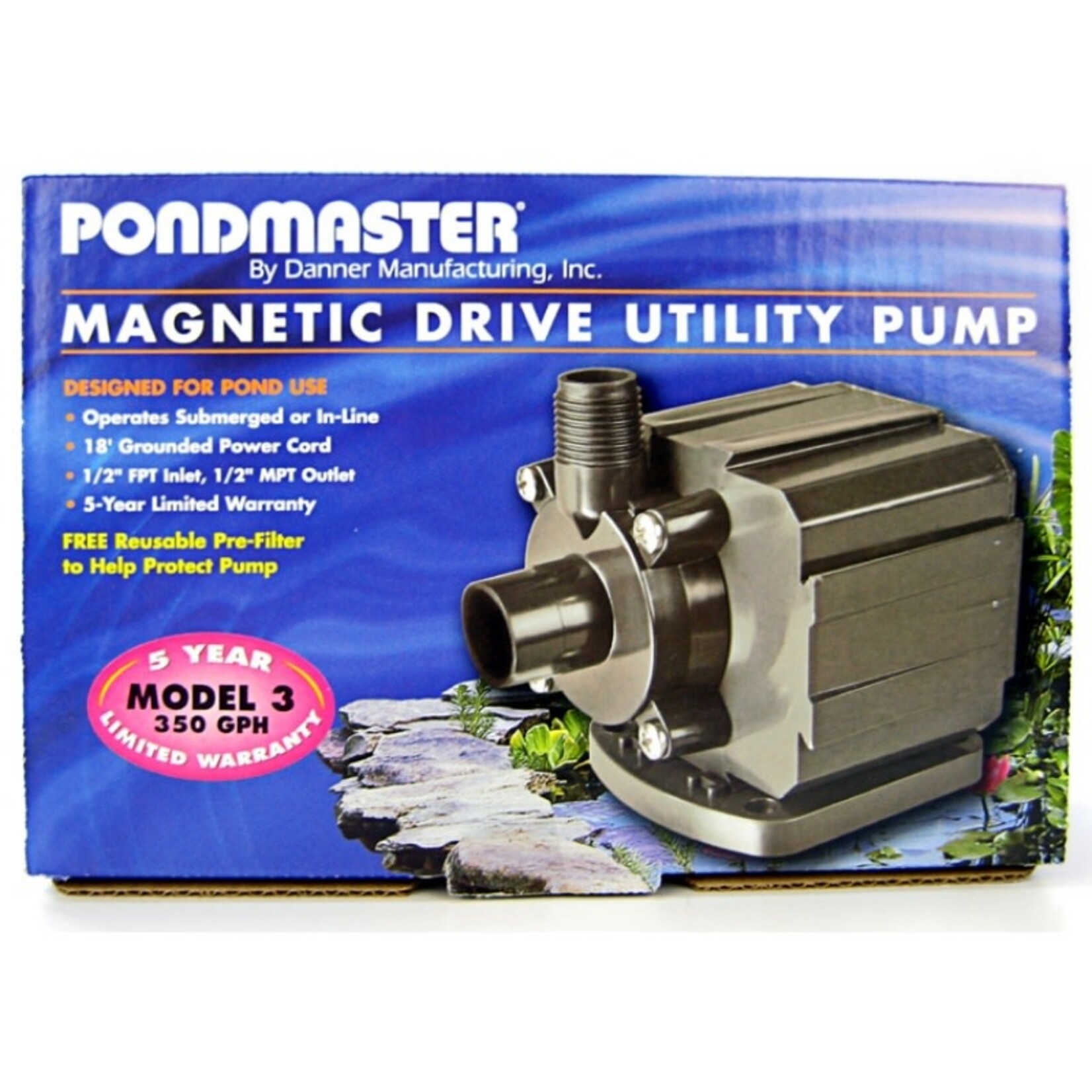 Pondmaster PONDMASTER 350 GPH PUMP