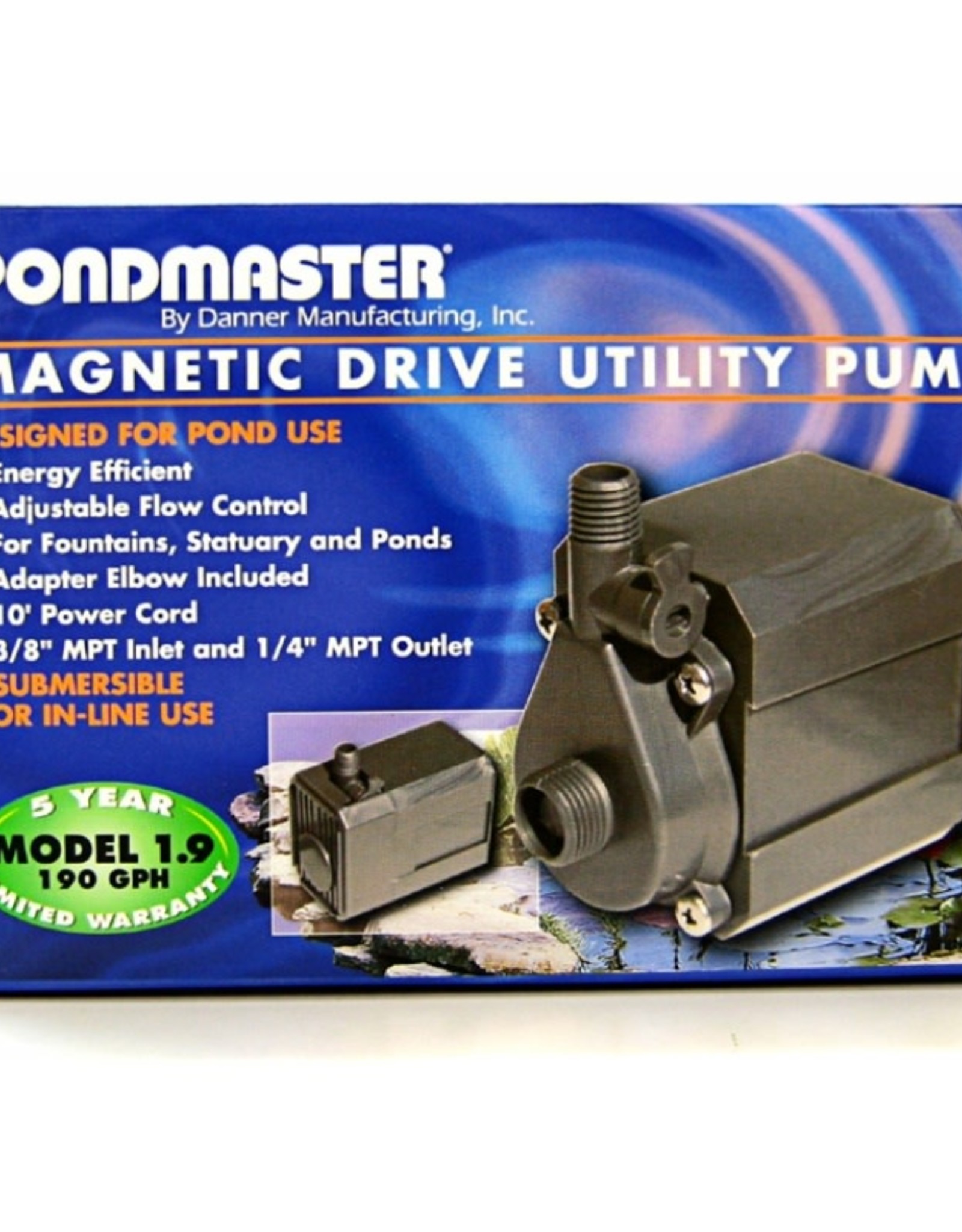 Danner Manufacturing PONDMASTER 190 GPH FOUNTAIN PUMP