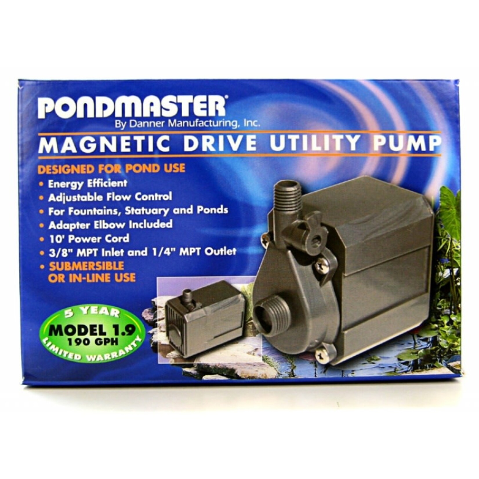 Pondmaster PONDMASTER 190 GPH FOUNTAIN PUMP