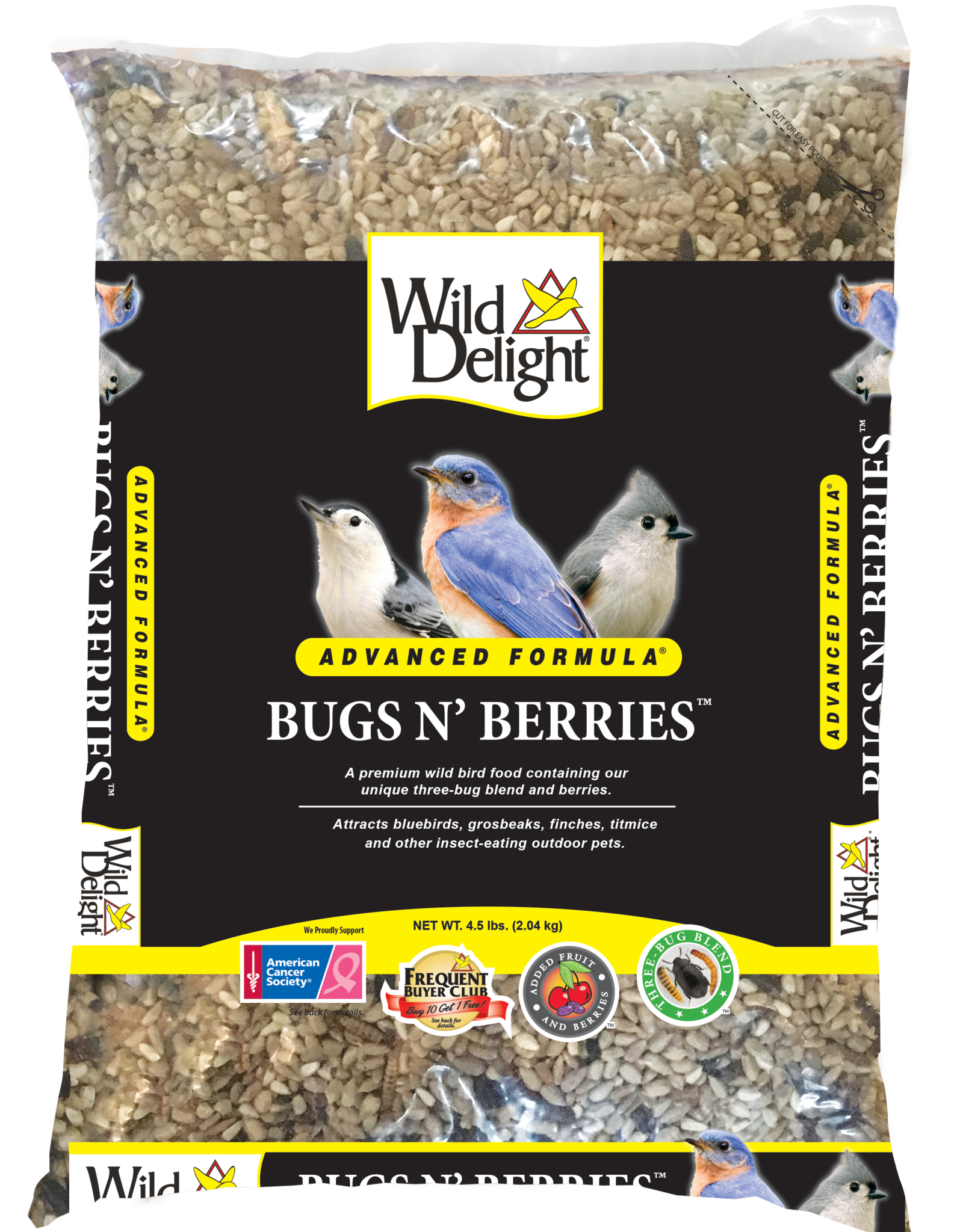Wild Delight WILD DELIGHT BUGS N'BERRIES 4.5LBS