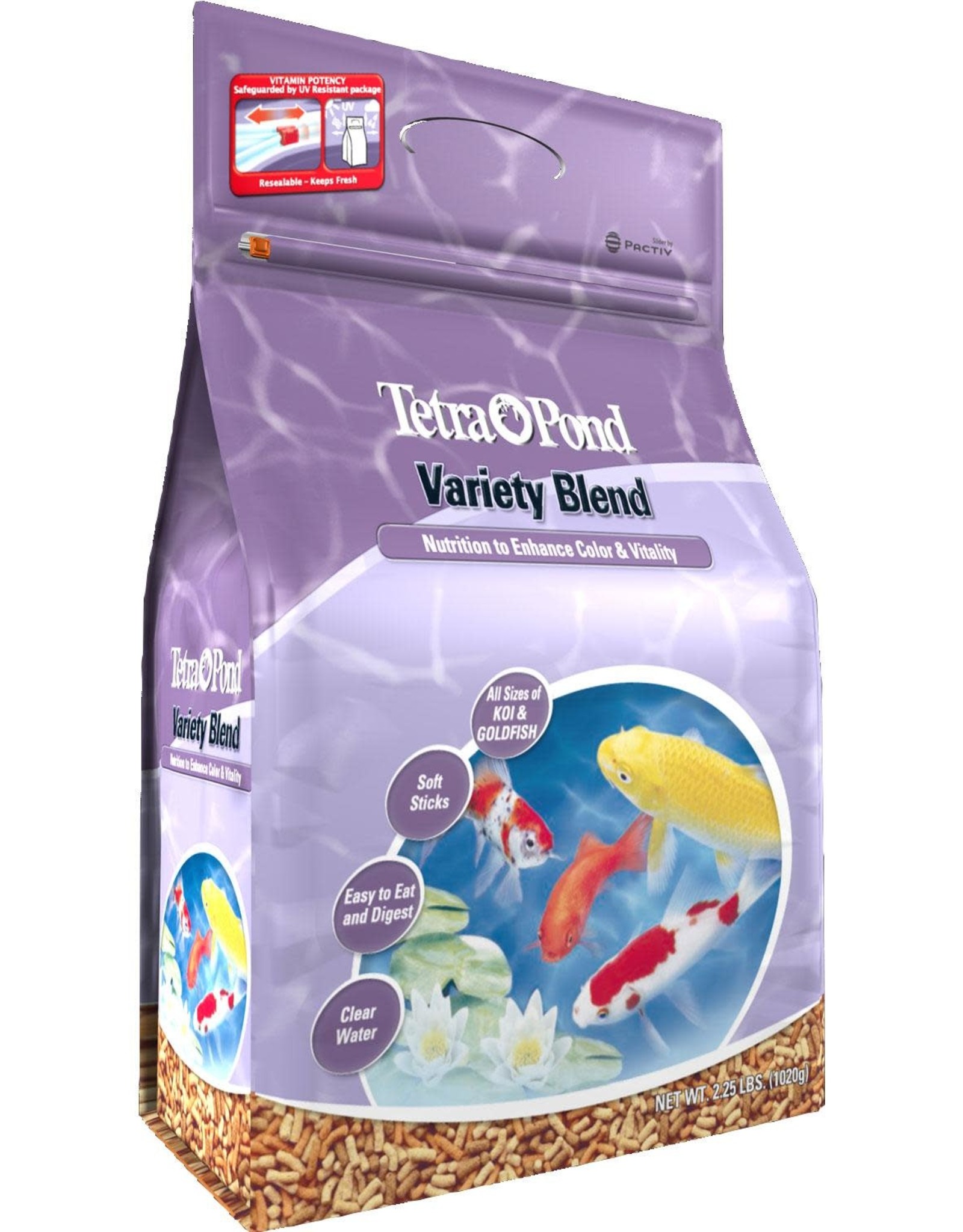 Tetra TetraPond Variety Blend Pond Fish Food for Goldfish and Koi - 2.35 lb