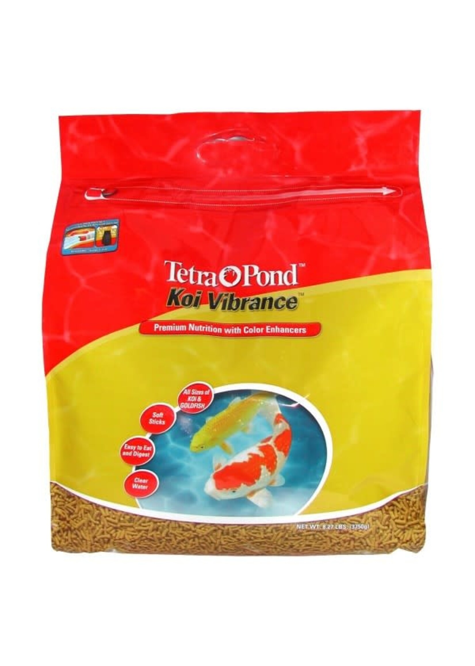 Tetra TetraPond Koi Vibrance Soft Sticks Floating Pond Food - 8.27 lb