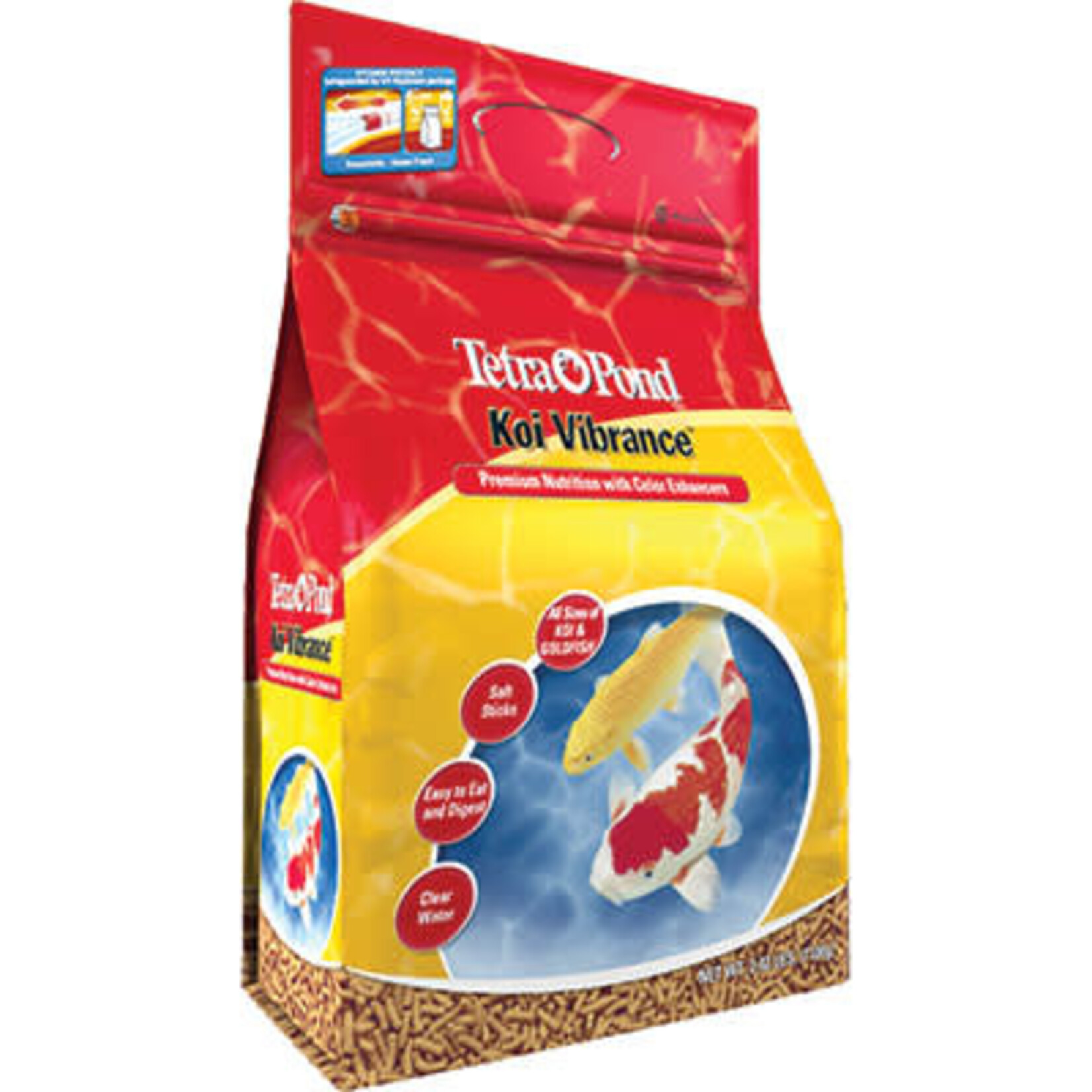 Tetra TetraPond Koi Vibrance Soft Sticks Floating Pond Food - 2.42 lb