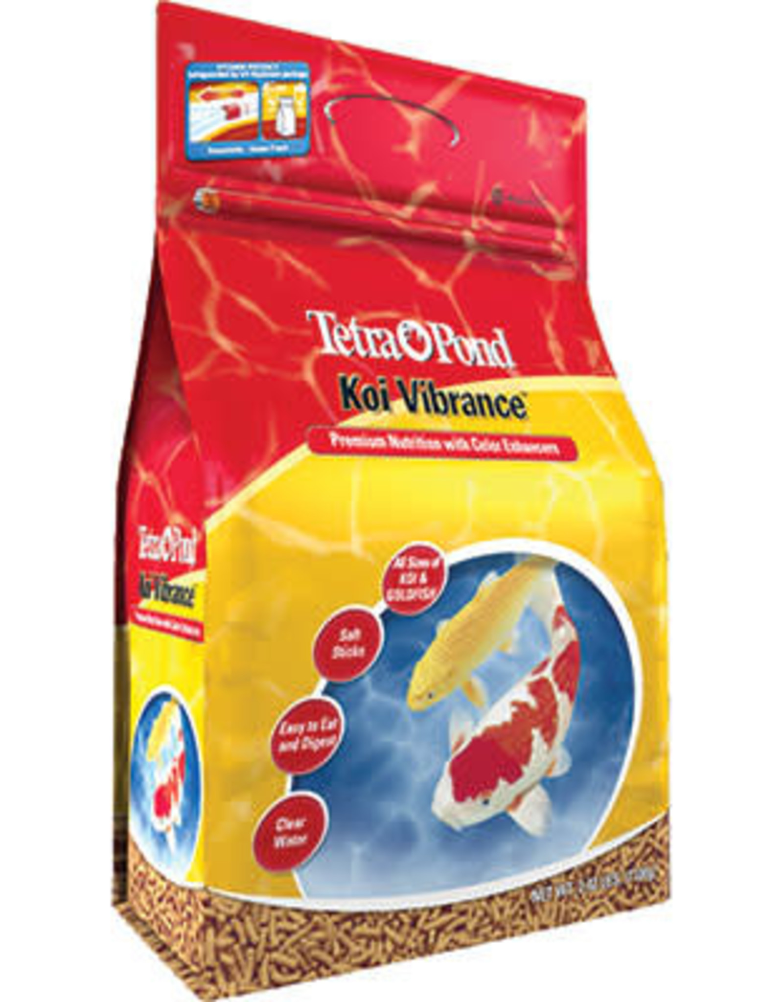Tetra TetraPond Koi Vibrance Soft Sticks Floating Pond Food - 1.43 lb