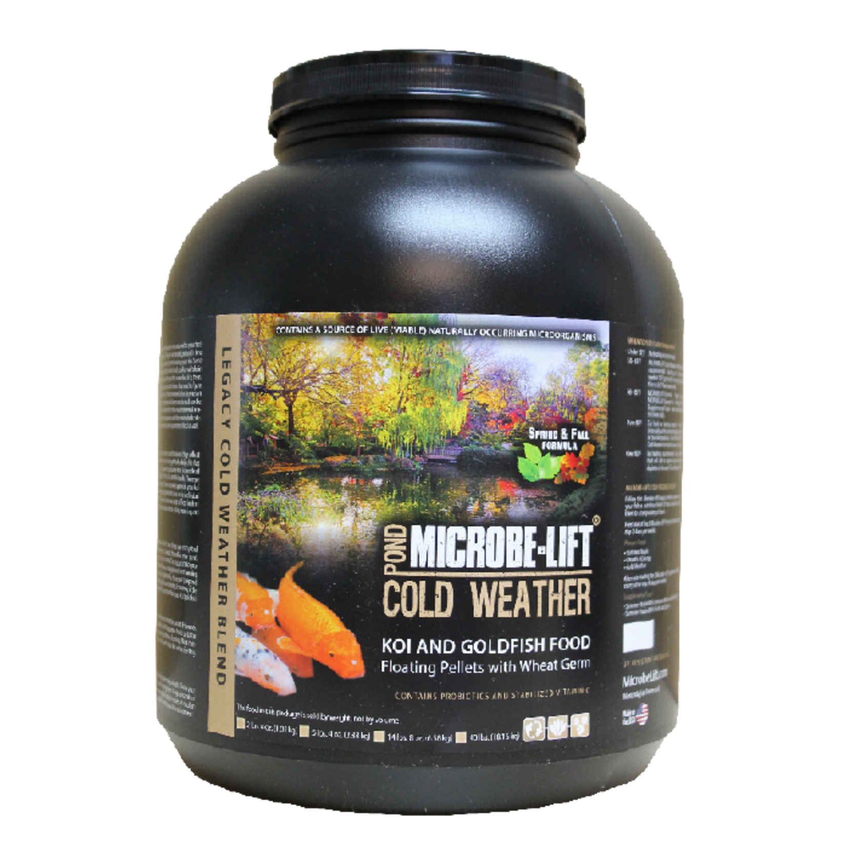 Ecological Labs Microbe-Lift Legacy Cold Weather Fish Food with Wheat Germ Meal - 5 lbs