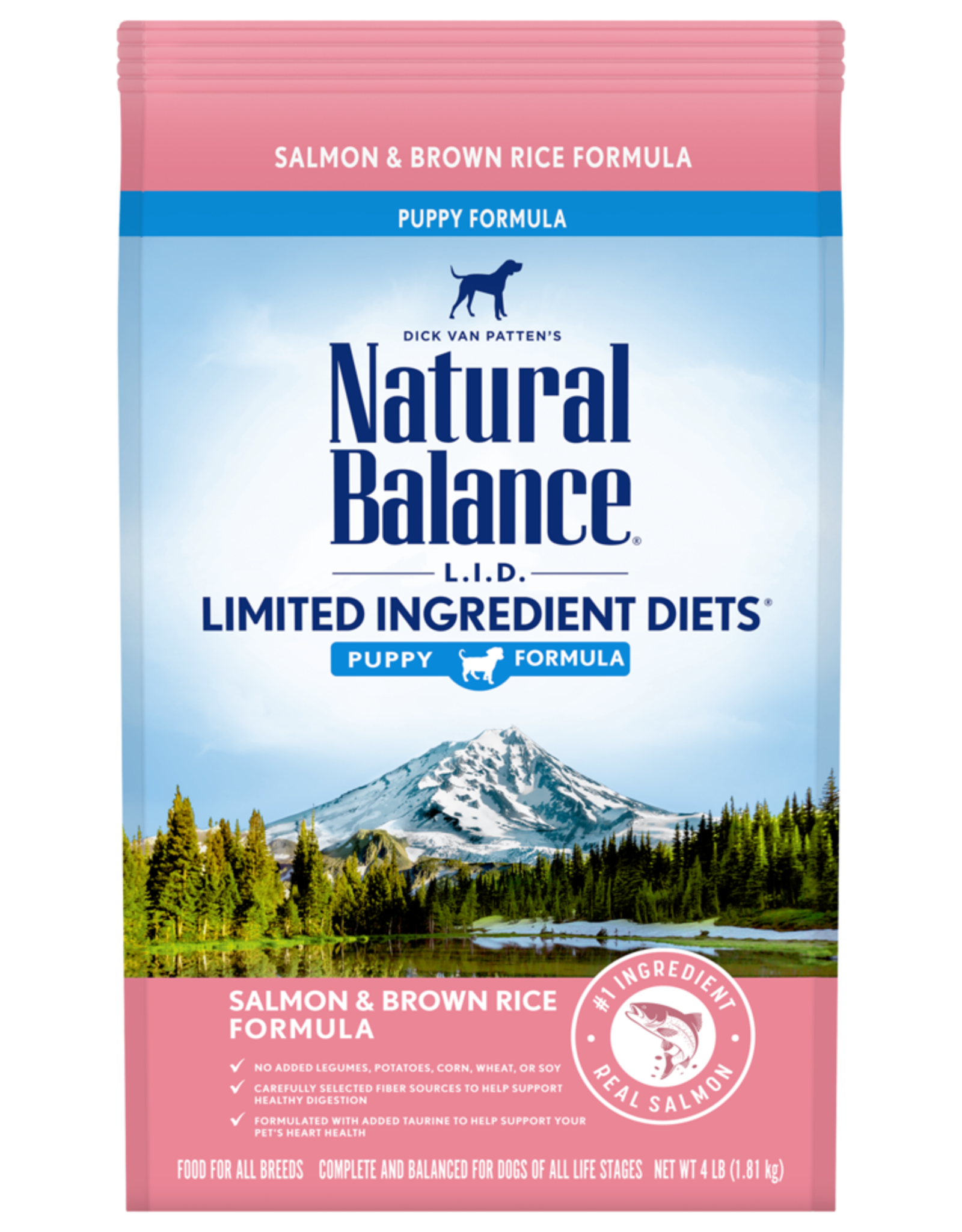 NATURAL BALANCE PET FOODS, INC NATURAL BALANCE LID SALMON & RICE 12LBS