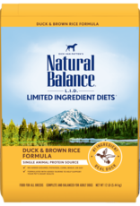 NATURAL BALANCE PET FOODS, INC NATURAL BALANCE LID DUCK & RICE 4LBS