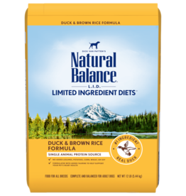 NATURAL BALANCE PET FOODS, INC NATURAL BALANCE LID DUCK & RICE 12LBS