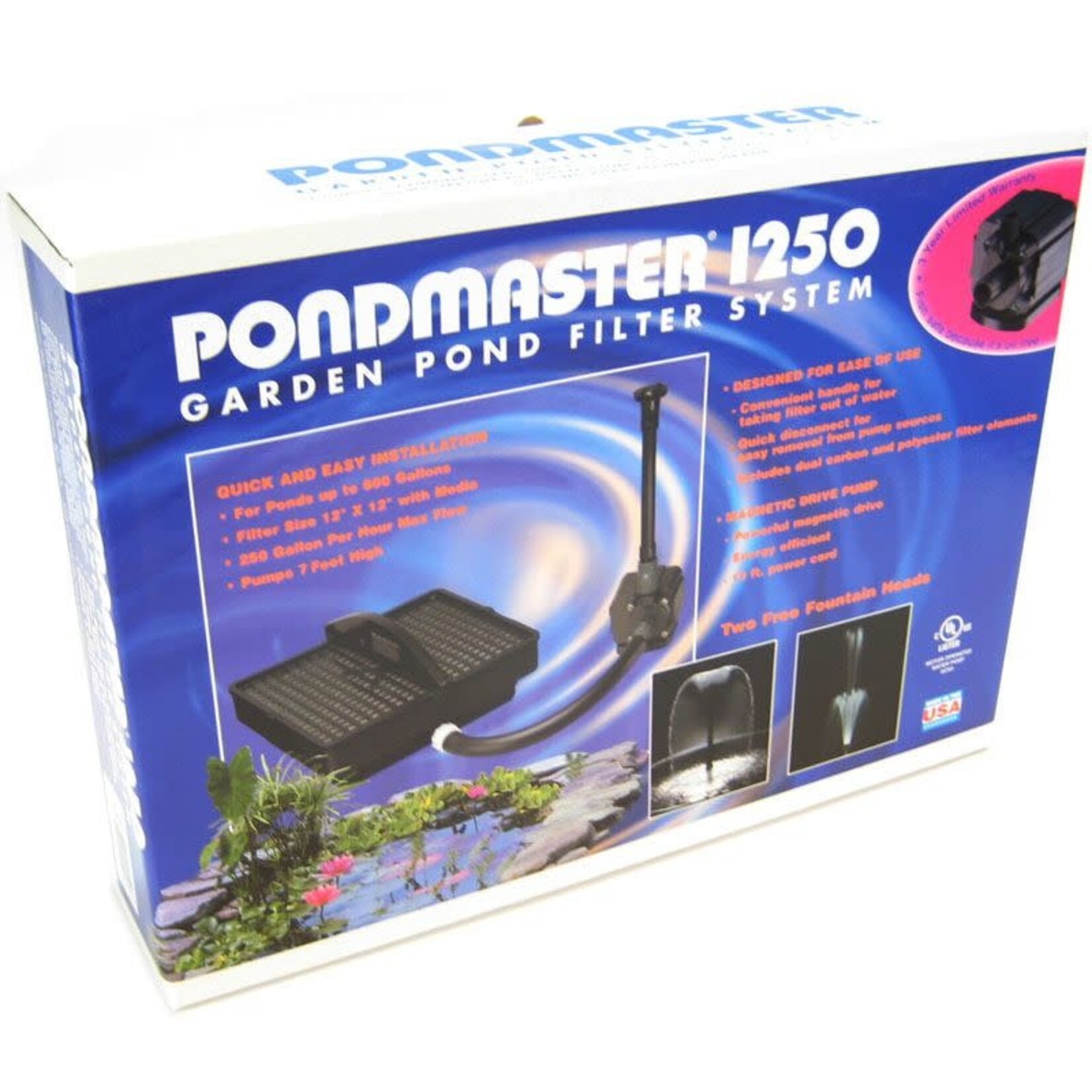 Pondmaster PONDMASTER 1250 PUMP & FILTER KIT