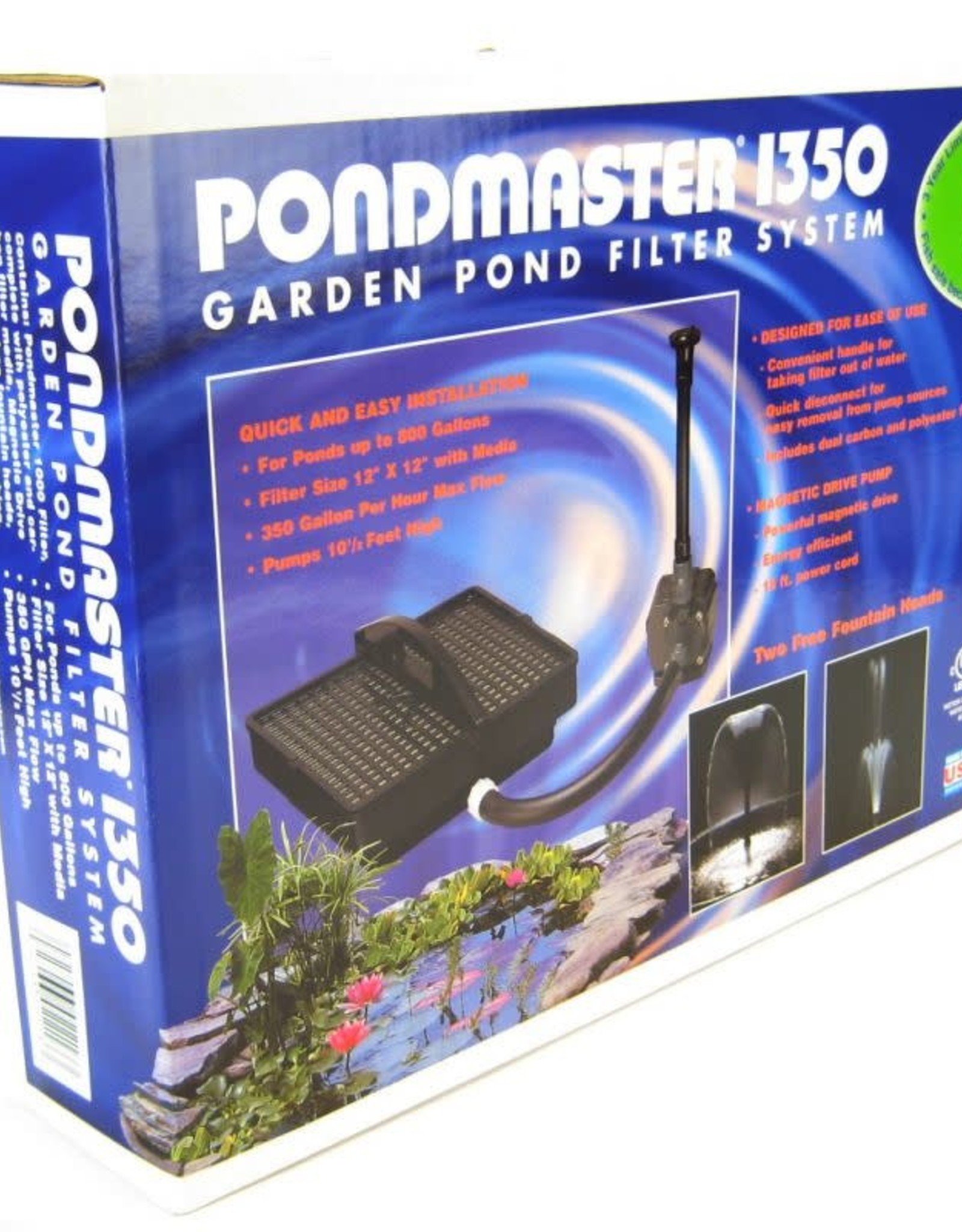 Pondmaster PONDMASTER 1350 PUMP & FILTER KIT