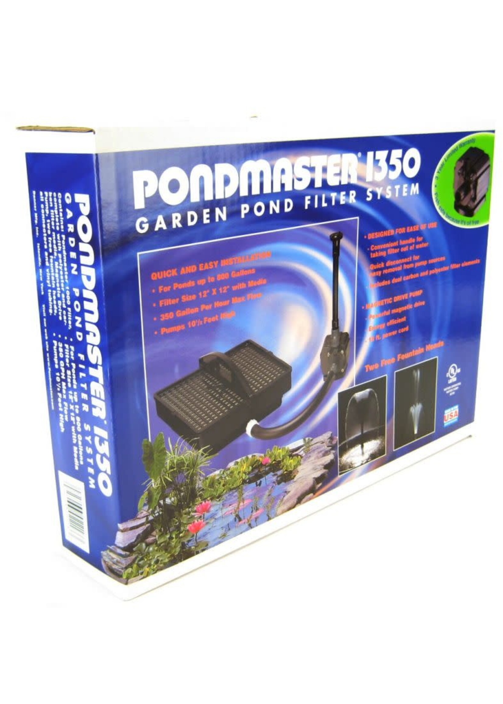 Pondmaster PONDMASTER 1350 PUMP & FILTER KIT