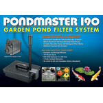 Pondmaster Pondmaster 02019 PMK190 190 GPH Mag Pump+Filter Fountain Head Kit Garden System
