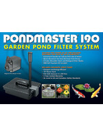 Pondmaster Pondmaster 02019 PMK190 190 GPH Mag Pump+Filter Fountain Head Kit Garden System