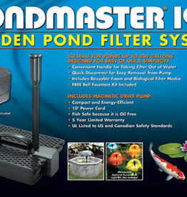 Pondmaster Pondmaster 02019 PMK190 190 GPH Mag Pump+Filter Fountain Head Kit Garden System