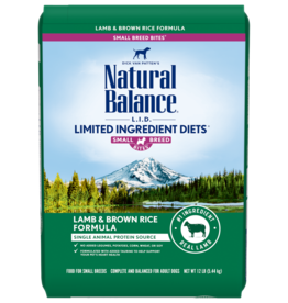 NATURAL BALANCE PET FOODS, INC NATURAL BALANCE DOG LID LAMB & RICE SMALL BREED BITES 4.5LBS