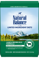 NATURAL BALANCE PET FOODS, INC NATURAL BALANCE DOG LID LAMB & RICE 4LBS