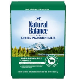 NATURAL BALANCE PET FOODS, INC NATURAL BALANCE DOG LID LAMB & RICE 4LBS